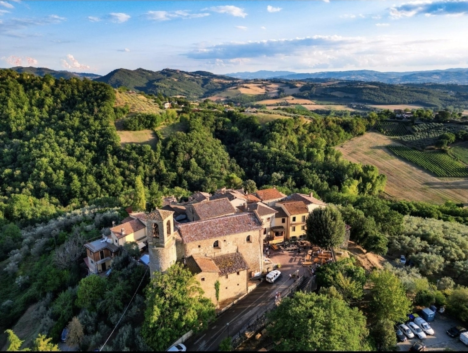 Veduta panoramica di Casalalta